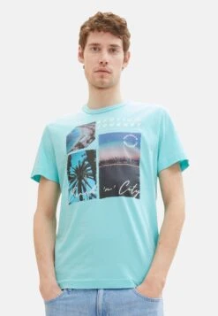 Tom Tailor KurzarmT-Shirt Con StampaHellblau Uomo T-shirt E Polo TO222O1BT-K12 -Tom Tailor d13015caea034681b0c17181434c541f