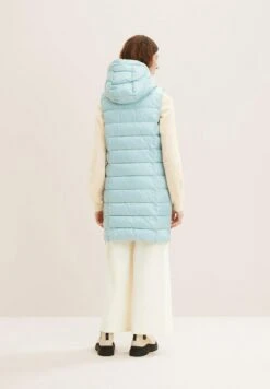 Tom Tailor Long Lightweight VestSmanicatoDusty Mint Blue Donna Giacche E Blazer TO221U07J-K11 -Tom Tailor d1e4e6cdfe3f46e09d861b7212ded8de