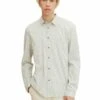 TOM TAILOR Denim PrintedCamiciaCreme Scratched Check Print Uomo Camicie TO722D0QT-B11