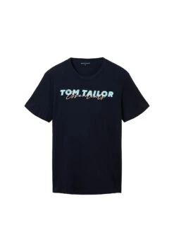 Tom Tailor Printed T-Shirt Con StampaSky Captain Blue Uomo T-shirt E Polo TO222O18Y-K11 -Tom Tailor d257cd5a1bb6435b8b1cb6fea3b5f8f5