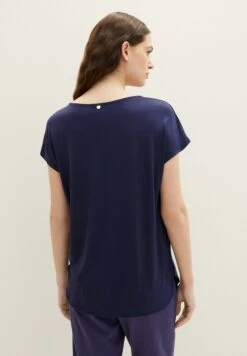 Tom Tailor T-Shirt BasicAtlantic Ocean Blue Donna T-shirt E Top TO221D1II-K12 -Tom Tailor d33d3e8521d544d6bd5dd0e4fe9bdf20