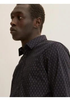 Tom Tailor Mit Allover-Print CamiciaBlack Geometric Design Uomo Camicie TO222D0XM-Q11 -Tom Tailor d3c741774d5f407299a772940db67491