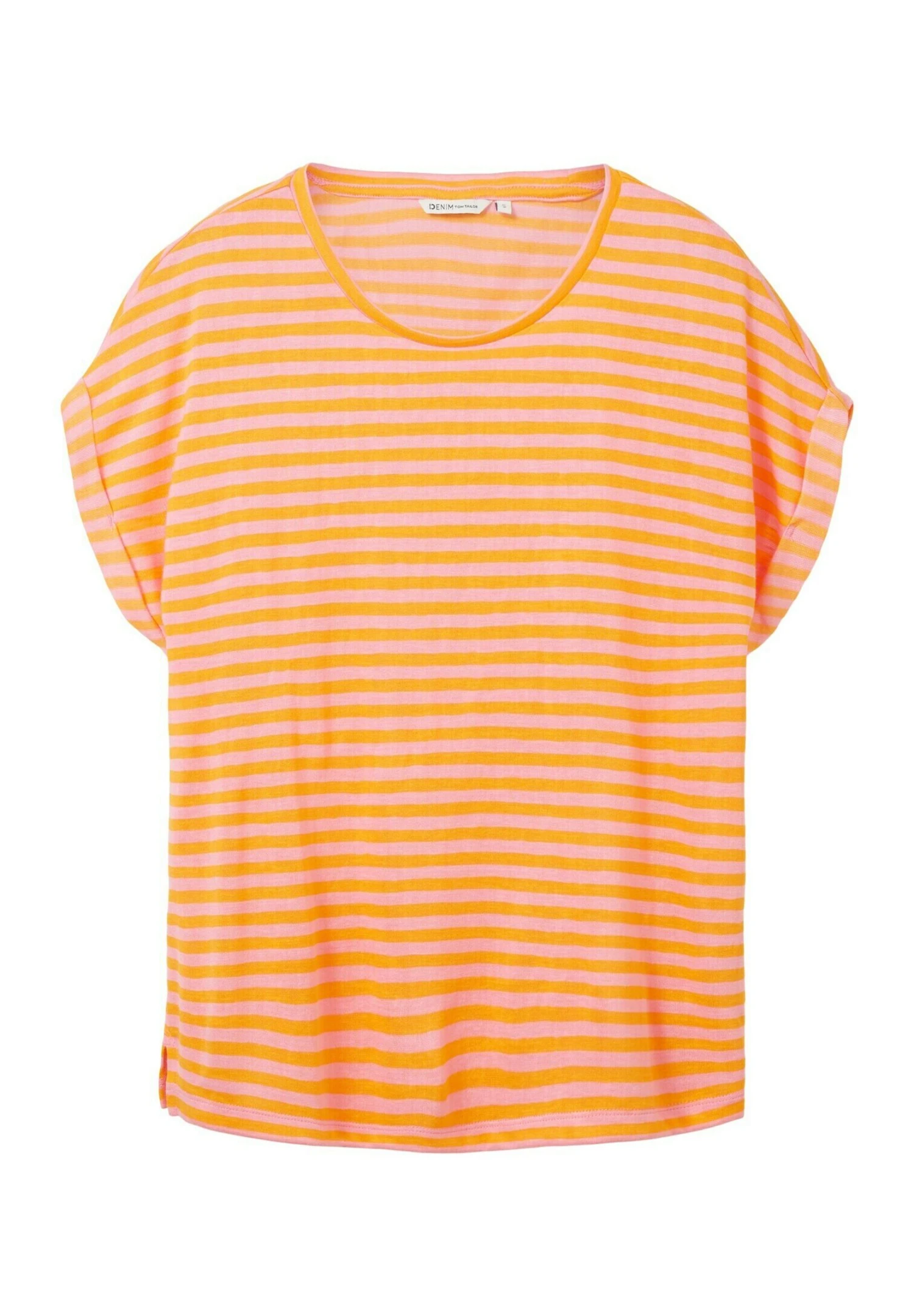 TOM TAILOR Denim T-Shirt Con StampaMango Pink Stripe Donna T-shirt E Top TO721D13U-H11 7 TOM TAILOR Denim T-Shirt Con StampaMango Pink Stripe Donna T-shirt E Top TO721D13U-H11 - immagine 5