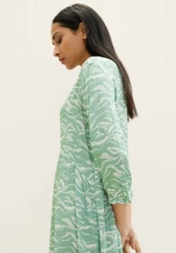 Tom Tailor Mit Allover-Blumenprint Vestito EstivoGreen Small Wavy Design Donna Vestiti TO221C0PW-M12 11 Tom Tailor Mit Allover-Blumenprint Vestito EstivoGreen Small Wavy Design Donna Vestiti TO221C0PW-M12 -Tom Tailor d4cb5cd63e9149f4af85e65b3fc3d86e