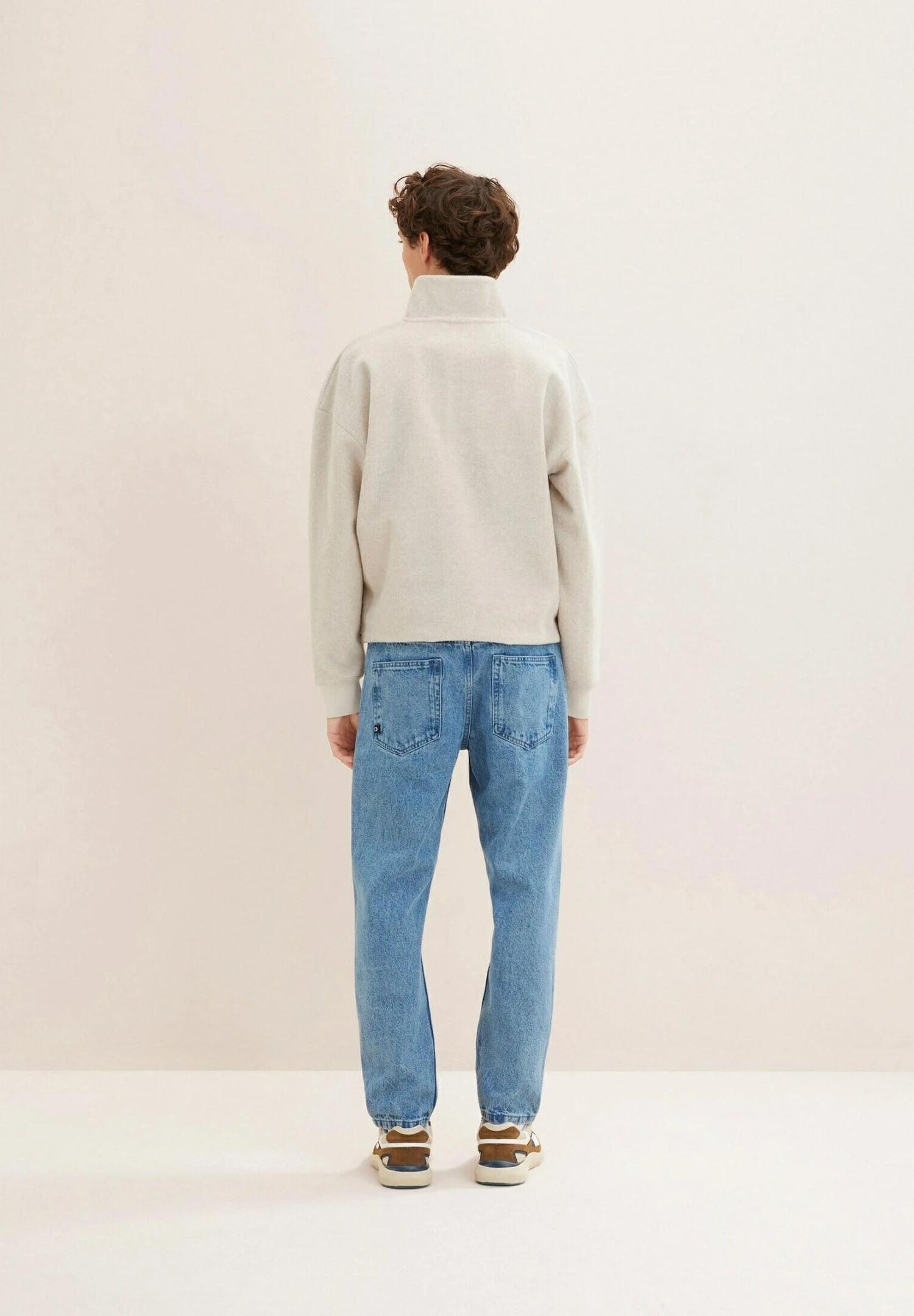 TOM TAILOR Denim Jeans A SigarettaUsed Light Stone Blue Denim Uomo Jeans TO722G0BR-K11 5 TOM TAILOR Denim Jeans A SigarettaUsed Light Stone Blue Denim Uomo Jeans TO722G0BR-K11 - immagine 3