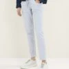 Tom Tailor Tapered - Pantaloni - Blue Stripe Pants