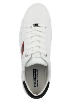 Tom Tailor Low - Sneakers Basse - White/Navy 9 Tom Tailor Low - Sneakers Basse - White/Navy -Tom Tailor d6095e185b50464e8abcd7fa7731b0df