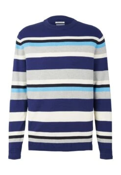 Tom Tailor Mit StreifenmusterMaglioneDark Blue Multicolor Stripe Uomo Maglieria TO222Q0QQ-K11 13 Tom Tailor Mit StreifenmusterMaglioneDark Blue Multicolor Stripe Uomo Maglieria TO222Q0QQ-K11 -Tom Tailor d61c28e6d38e49f3a957bace9958cb8a