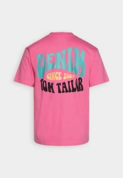 TOM TAILOR Denim PrintedT-Shirt Con StampaSummertime Pink Uomo T-shirt E Polo TO722O19M-J11 -Tom Tailor d6317a27ae6c49569fc9f0262c1fba5e