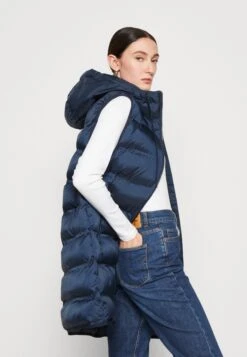 Tom Tailor Long Lightweight VestSmanicatoSky Captain Blue Donna Giacche E Blazer TO221U08H-K11 -Tom Tailor d6e2e2639a6b4bad9d2030813812fecf