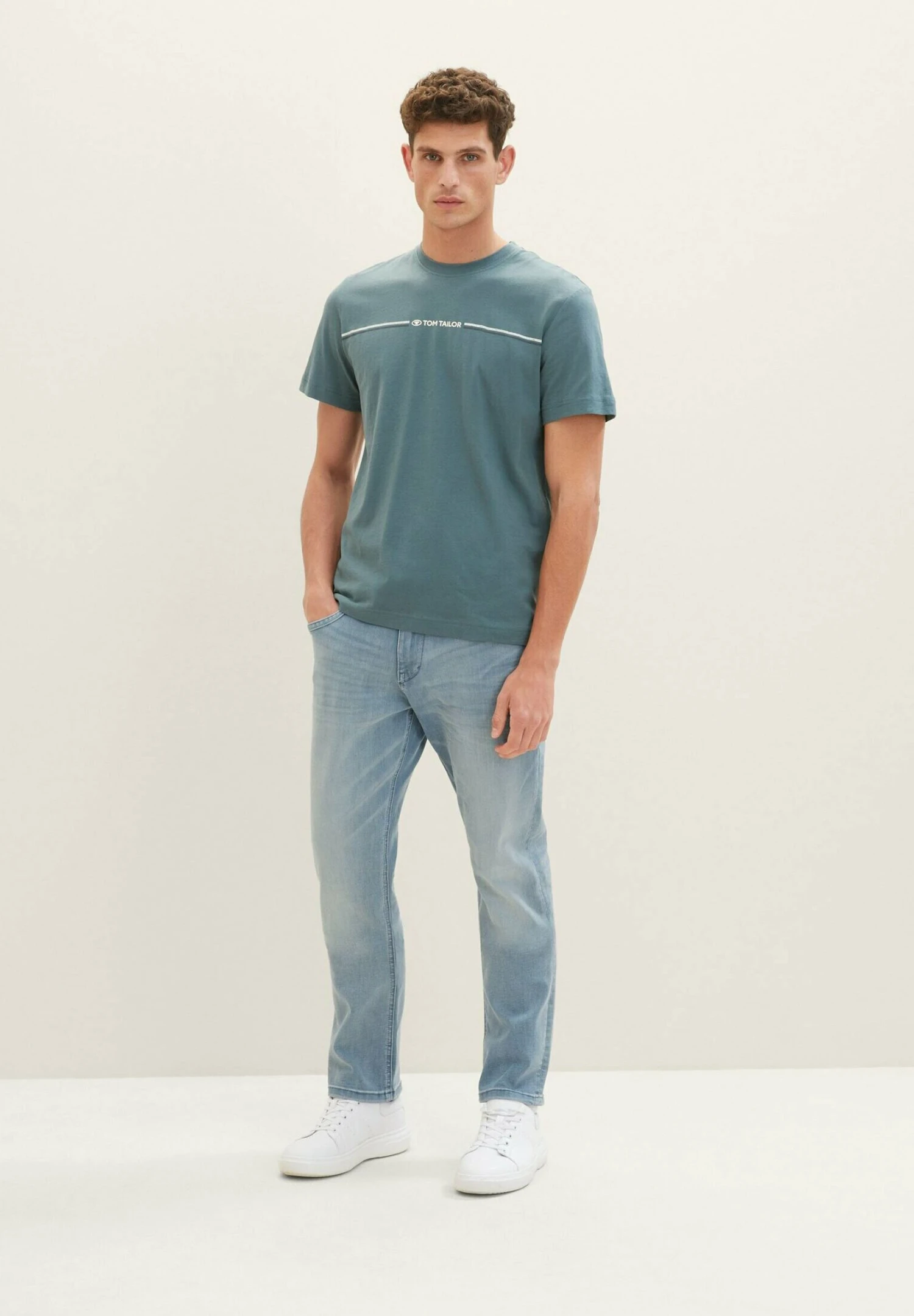 Tom Tailor JoshJeans A SigarettaBlue Grey Denim Uomo Jeans TO222G0BG-K11 4 Tom Tailor JoshJeans A SigarettaBlue Grey Denim Uomo Jeans TO222G0BG-K11 - immagine 2