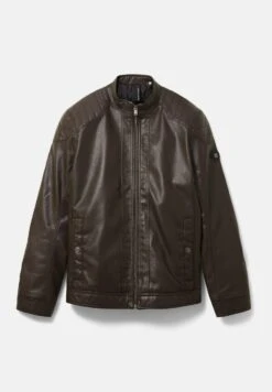 Tom Tailor Giacca In SimilpelleEspresso Brown Fake Leather Uomo Giacche TO222T08V-O12 -Tom Tailor d872839b5f4048c7b3b9d0ad69e45b3c