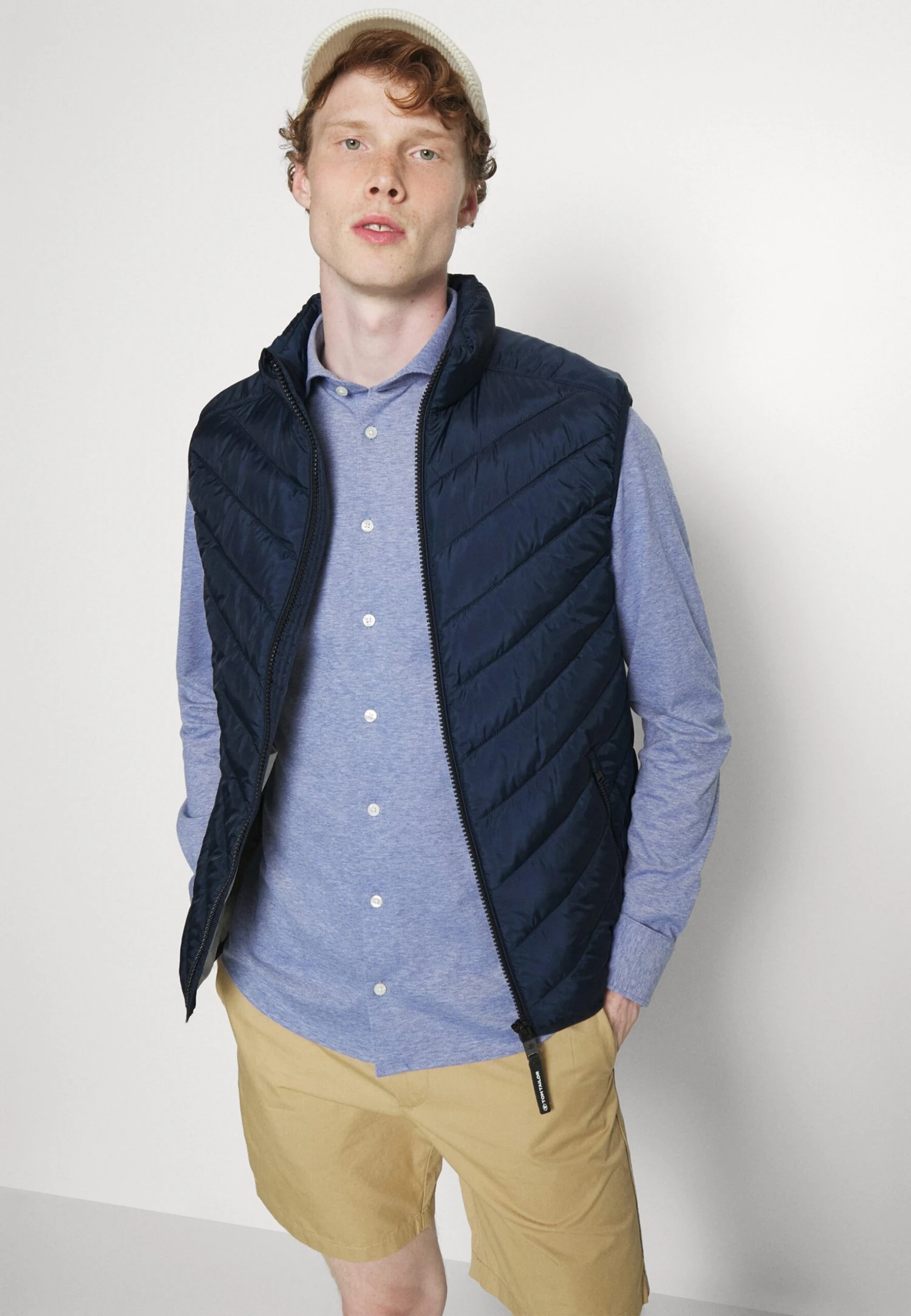 Tom Tailor Light WeightSmanicatoSky Captain Blue Uomo Giacche TO222T0DF-K11 6 Tom Tailor Light WeightSmanicatoSky Captain Blue Uomo Giacche TO222T0DF-K11 - immagine 4