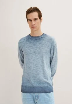 Tom Tailor RundhalsMaglioneSky Captain Blue Uomo Maglieria TO222Q0R5-K11