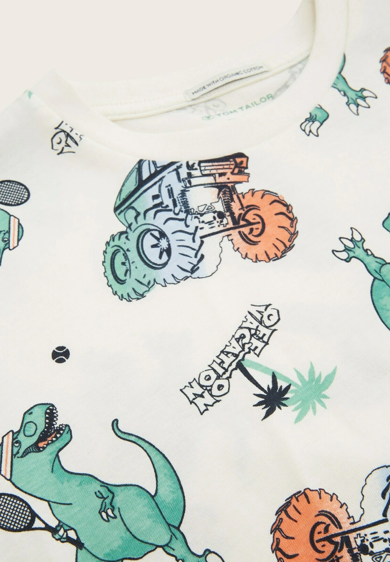 Tom Tailor Mit Allover PrintT-Shirt Con StampaDino Vacation Print Bambini T-shirt & Top TO224G0XI-A11 5 Tom Tailor Mit Allover PrintT-Shirt Con StampaDino Vacation Print Bambini T-shirt & Top TO224G0XI-A11 - immagine 3