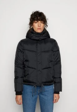 TOM TAILOR Denim Hooded Arctic Puffer JacketGiacca InvernaleDeep Black Donna Giacche E Blazer TO721U04I-Q11