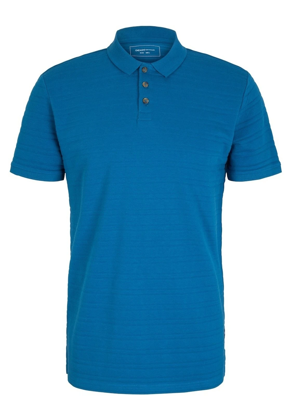 TOM TAILOR Denim Mit StrukturPoloBlue Petrol Uomo T-shirt E Polo TO722P034-L11 7 TOM TAILOR Denim Mit StrukturPoloBlue Petrol Uomo T-shirt E Polo TO722P034-L11 - immagine 5