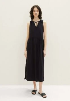 Tom Tailor Mit VolantVestito EstivoDeep Black Donna Vestiti TO221C0R9-Q11