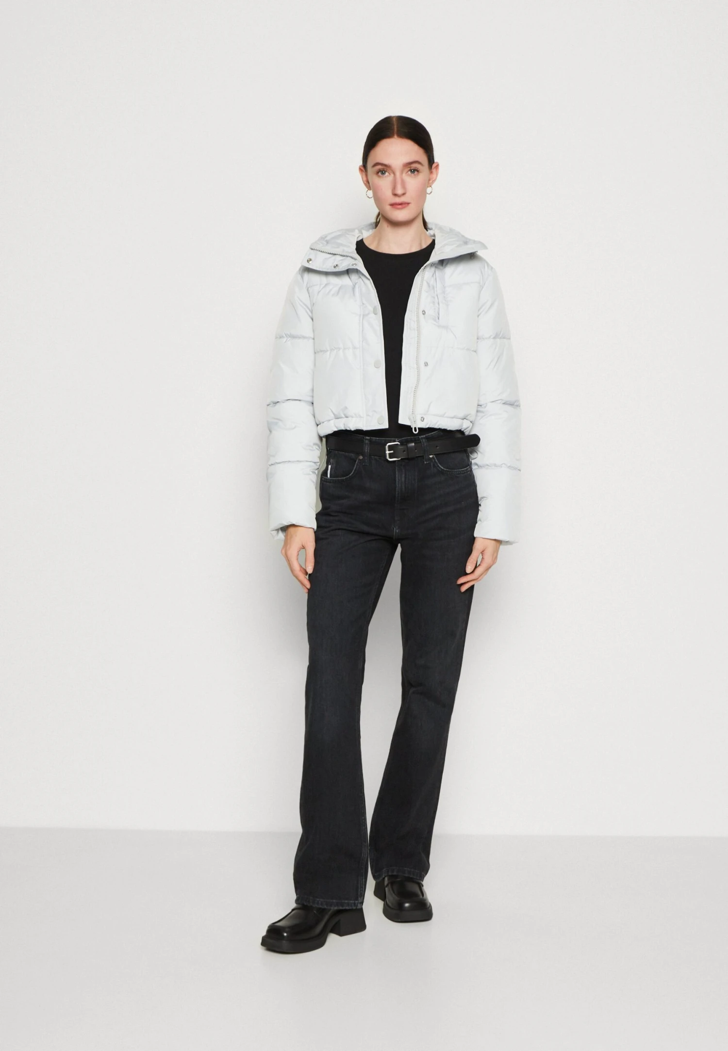 TOM TAILOR Denim Short Puffer JacketGiacca InvernaleBasic Light Grey Donna Giacche E Blazer TO721U054-C11 4 TOM TAILOR Denim Short Puffer JacketGiacca InvernaleBasic Light Grey Donna Giacche E Blazer TO721U054-C11 - immagine 2