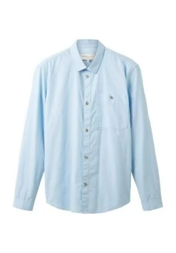 TOM TAILOR Denim Mit BrusttascheCamiciaMiddle Blue Mini Herringbone Uomo Camicie TO722D0S3-K12 -Tom Tailor dd32b8f8e9884363a3c934aedcb89235