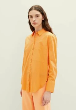 Tom Tailor Mit Aufgesetzter BrusttascheCamiciaBright Mango Orange Donna Camicie E Bluse TO221E137-H11