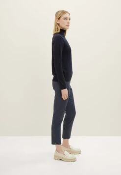 Tom Tailor Mia Slim Mit SeitenschlitzChinoSky Captain Blue Donna Pantaloni TO221A0JI-K11 -Tom Tailor df72060c032f434cae399265a6b4eeda