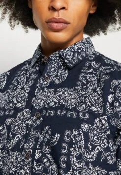 Tom Tailor Printed Paisley Shirt - Camicia - Navy -Tom Tailor dfeb45f6c98643b5abe13ec825d8572f