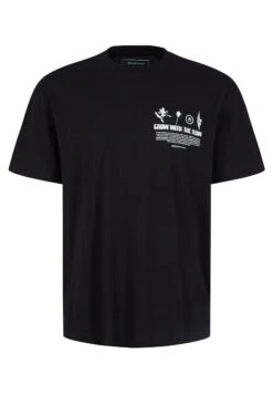 TOM TAILOR Denim Mit PrintT-Shirt Con StampaBlack Uomo T-shirt E Polo TO722O1AW-Q11 -Tom Tailor e024fdbab3ca41c791a5e809fdad5e7c