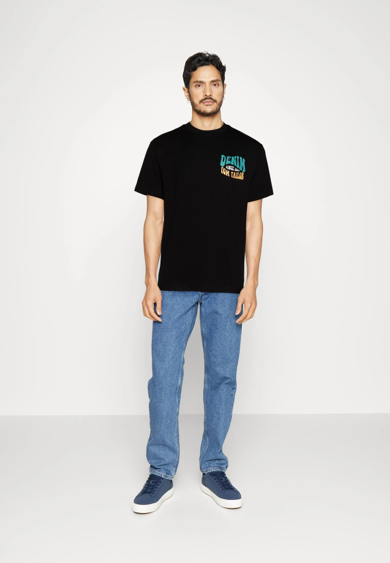 TOM TAILOR Denim PrintedT-Shirt Con StampaBlack Uomo T-shirt E Polo TO722O19M-Q11 4 TOM TAILOR Denim PrintedT-Shirt Con StampaBlack Uomo T-shirt E Polo TO722O19M-Q11 - immagine 2