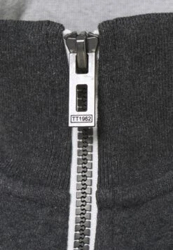 Tom Tailor With CutlineFelpa Con ZipDark Grey Melange Uomo Maglieria E Felpe TO222S0AE-Q11 -Tom Tailor e0811845857645b4964d83f3d5e52d94