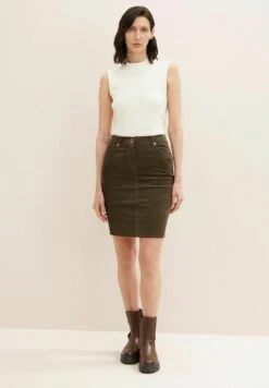 Tom Tailor Basic Gonna Di JeansTarmac Khaki Donna Gonne TO221B0D3-N11