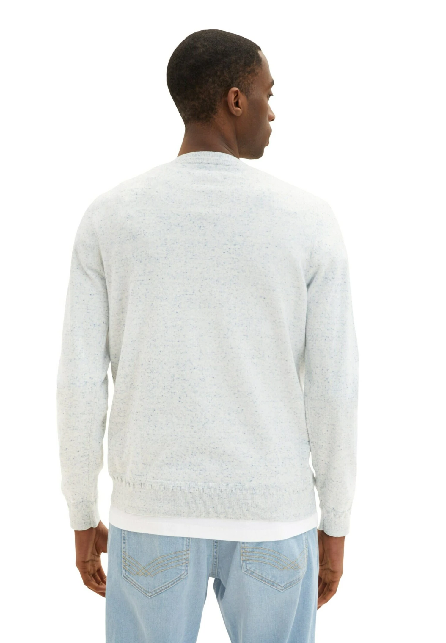 Tom Tailor In Melange OptikMaglioneOff White Heather Melange Uomo Maglieria TO222Q0RE-A11 5 Tom Tailor In Melange OptikMaglioneOff White Heather Melange Uomo Maglieria TO222Q0RE-A11 - immagine 3