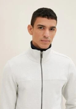 Tom Tailor Felpa Con ZipVintage Beige Melange Uomo Maglieria E Felpe TO222S0GU-B11 -Tom Tailor e306e3dec3d54c908289ca2e9a3c40fa