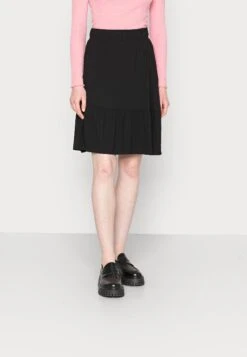 Tom Tailor Skirt With Volant - Minigonna - Deep Black