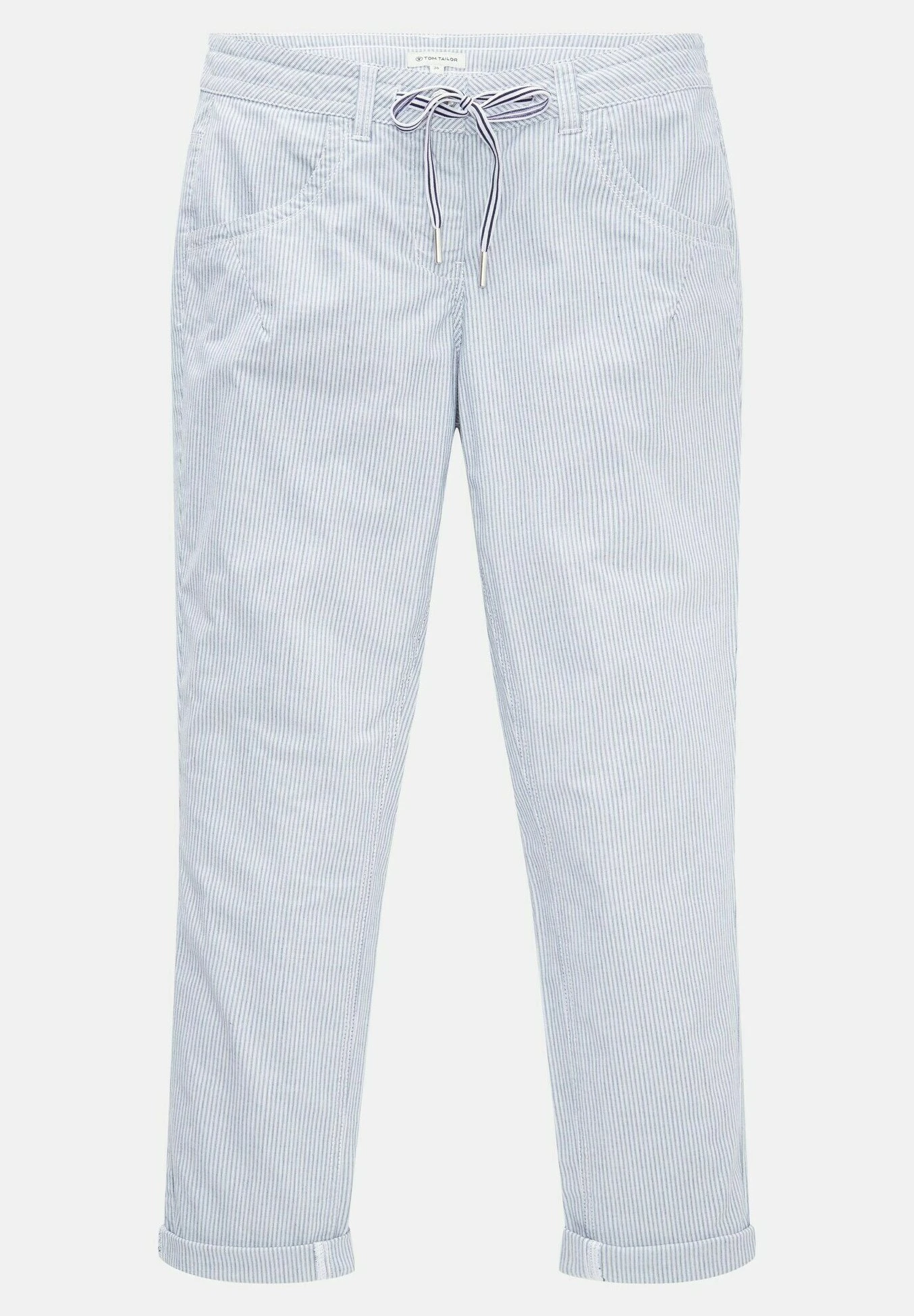 Tom Tailor Tapered - Pantaloni - Blue Stripe Pants 13 Tom Tailor Tapered - Pantaloni - Blue Stripe Pants - immagine 11