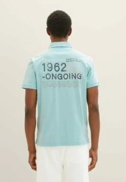 Tom Tailor Mit Logo PrintPoloBlue Tibetan Stone Uomo T-shirt E Polo TO222P0DN-M11