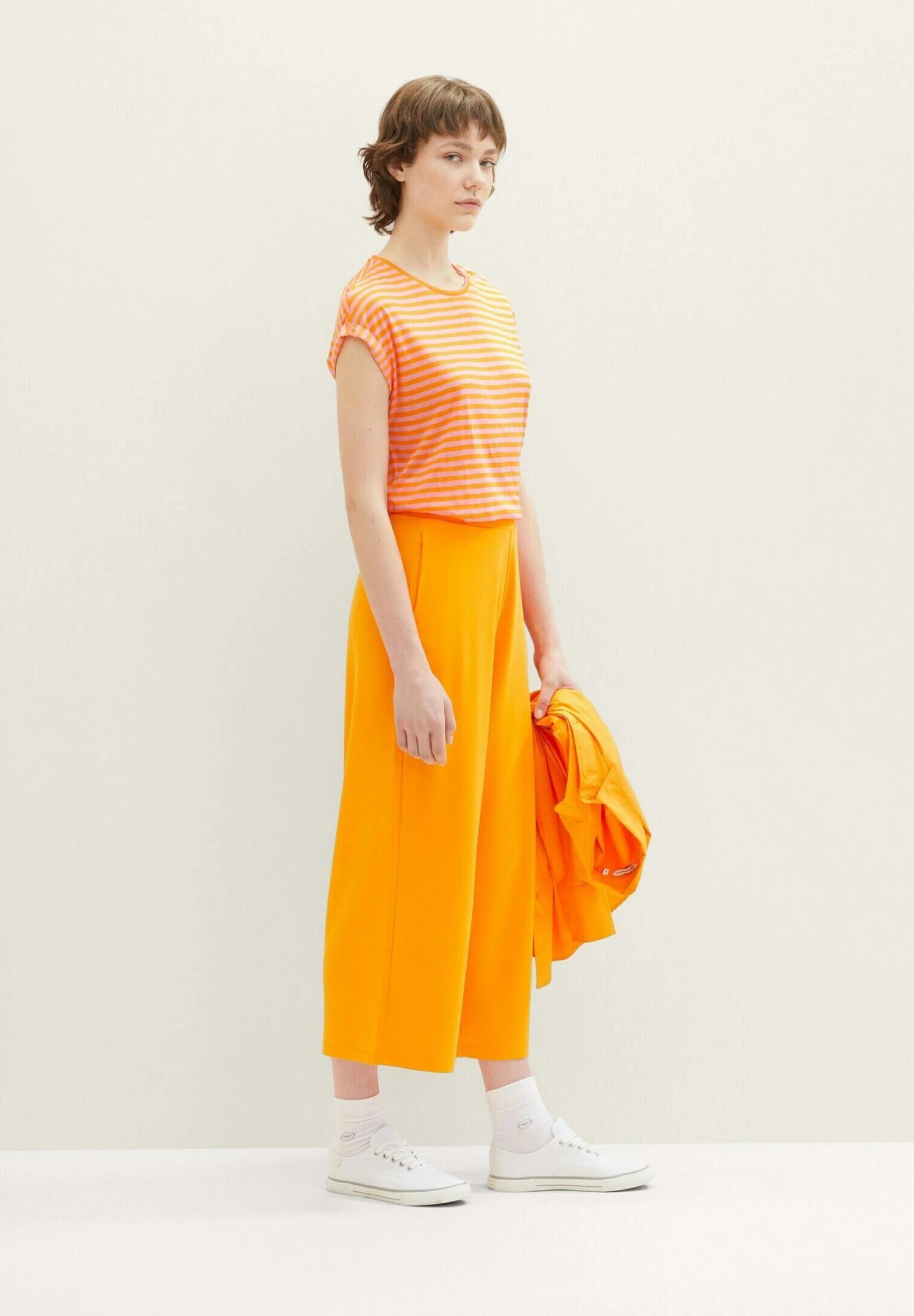 TOM TAILOR Denim T-Shirt Con StampaMango Pink Stripe Donna T-shirt E Top TO721D13U-H11 4 TOM TAILOR Denim T-Shirt Con StampaMango Pink Stripe Donna T-shirt E Top TO721D13U-H11 - immagine 2