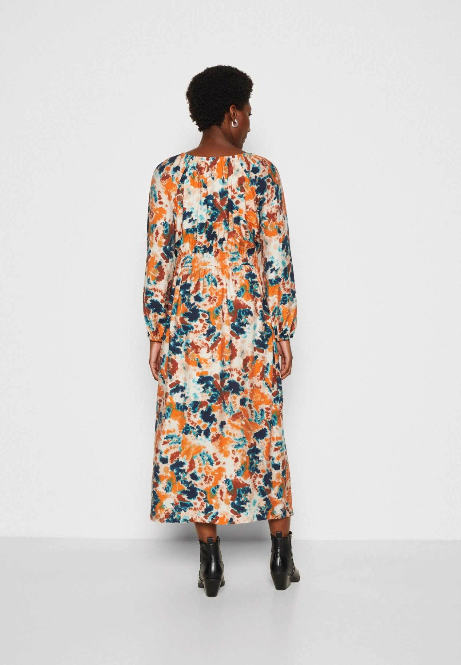 Tom Tailor Feminine DressVestito EstivoGrey/Orange Donna Vestiti TO221C0PZ-T11 5 Tom Tailor Feminine DressVestito EstivoGrey/Orange Donna Vestiti TO221C0PZ-T11 - immagine 3