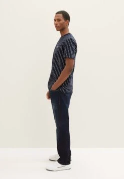 Tom Tailor Trad RelaxedJeans A SigarettaUsed Dark Stone Blue Denim Uomo Jeans TO222G07H-K12 10 Tom Tailor Trad RelaxedJeans A SigarettaUsed Dark Stone Blue Denim Uomo Jeans TO222G07H-K12 -Tom Tailor e5c879c8367244468d2258a193e18d9b