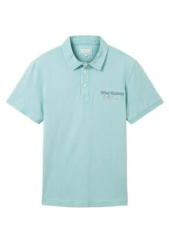 Tom Tailor Mit Logo PrintPoloBlue Tibetan Stone Uomo T-shirt E Polo TO222P0DN-M11 -Tom Tailor e5ce3b1214a2411a96b0d5b54568a107