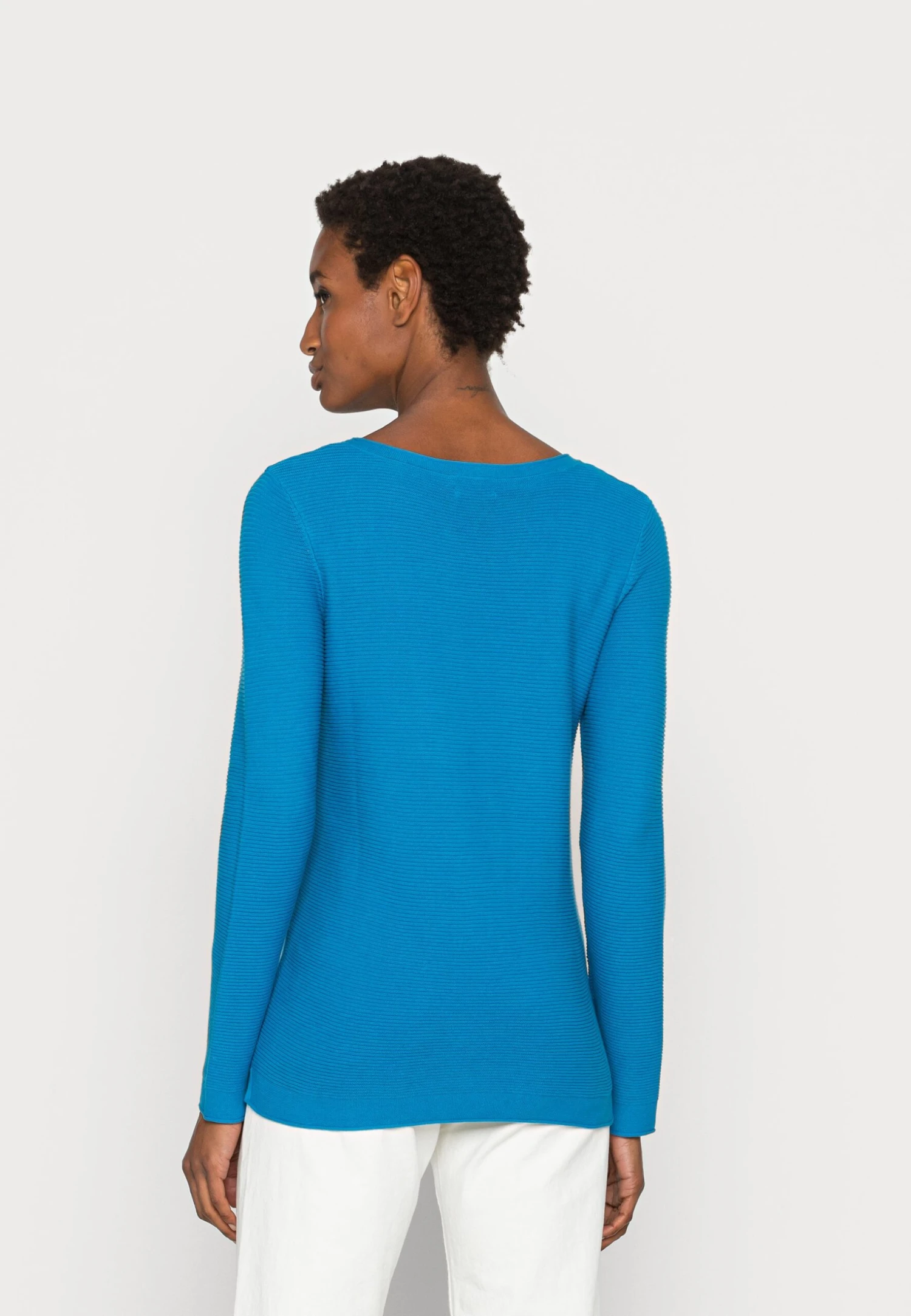 Tom Tailor Knit Jumper With Round NecklineMaglioneSublime Teal Blue Donna Maglieria TO221I0IQ-K17 5 Tom Tailor Knit Jumper With Round NecklineMaglioneSublime Teal Blue Donna Maglieria TO221I0IQ-K17 - immagine 3