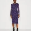 TOM TAILOR Denim Midi Dress With GatheringVestito EstivoLilac/Black Donna Vestiti TO721C0H6-I11 -Tom Tailor e5f8ad913137440eac8e1a701ad2cee6
