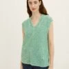 Tom Tailor In Melange-OptikTopVivid Leaf Green Melange Donna T-shirt E Top TO221D1I4-M11 2 Tom Tailor In Melange-OptikTopVivid Leaf Green Melange Donna T-shirt E Top TO221D1I4-M11 -Tom Tailor e64e240453cb49b18ba009a6bcd384ba