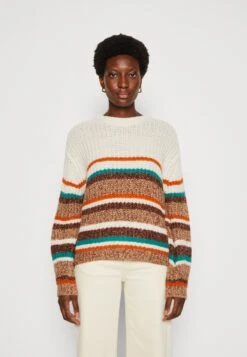 Tom Tailor Colored StripeMaglioneBlush/Multicolor Donna Maglieria TO221I0TY-T11