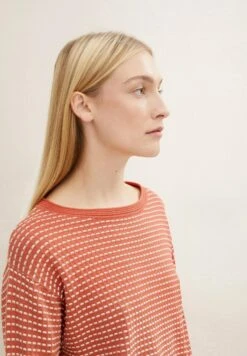 Tom Tailor Bubble StructureMaglioneRed Bubble Structure Donna Maglieria TO221I0R1-G11 -Tom Tailor e66b7aa3e62a43fc9707766f1dcff57f