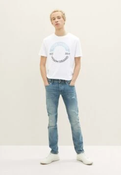 TOM TAILOR Denim Piers Slim- Jeans Slim Fit - Tinted Blue Denim 34 TOM TAILOR Denim Piers Slim- Jeans Slim Fit - Tinted Blue Denim -Tom Tailor e6bc93e8755842b3bbf638424fc9de2a