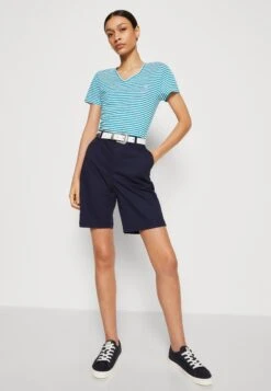 Tom Tailor V NeckT-Shirt Con StampaPetrol Donna T-shirt E Top TO221D1GZ-L11 -Tom Tailor e75dbfd859b74567ba9af2777aaead36