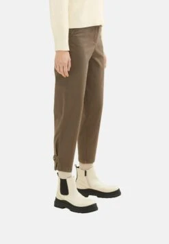 Tom Tailor Loose FitPantaloniTarmac Khaki Donna Pantaloni TO221A0I1-N11 -Tom Tailor e75e90f9ee4f43828212e3ce2a3c07fb