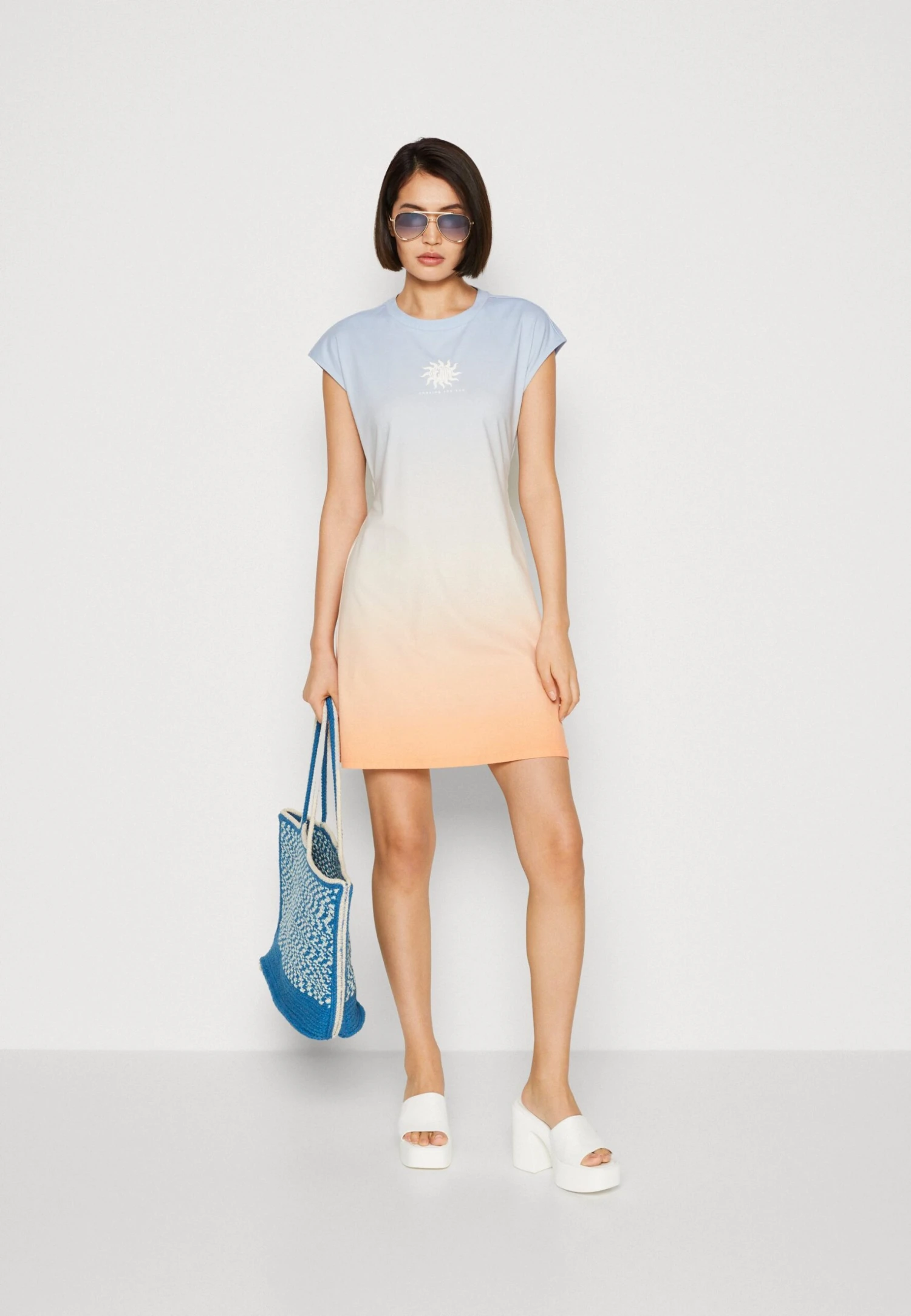 TOM TAILOR Denim Ombré DressVestito Di MaglinaBlue Mango Donna Vestiti TO721C0GY-T11 4 TOM TAILOR Denim Ombré DressVestito Di MaglinaBlue Mango Donna Vestiti TO721C0GY-T11 - immagine 2