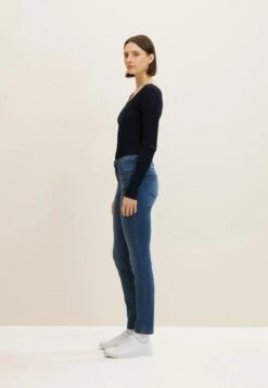 Tom Tailor Alexa Jeans Skinny FitDark Stone Wash Denim Donna Jeans TO221N0E6-K11 -Tom Tailor e7ecb82ff8c6465a8862479f401dc503